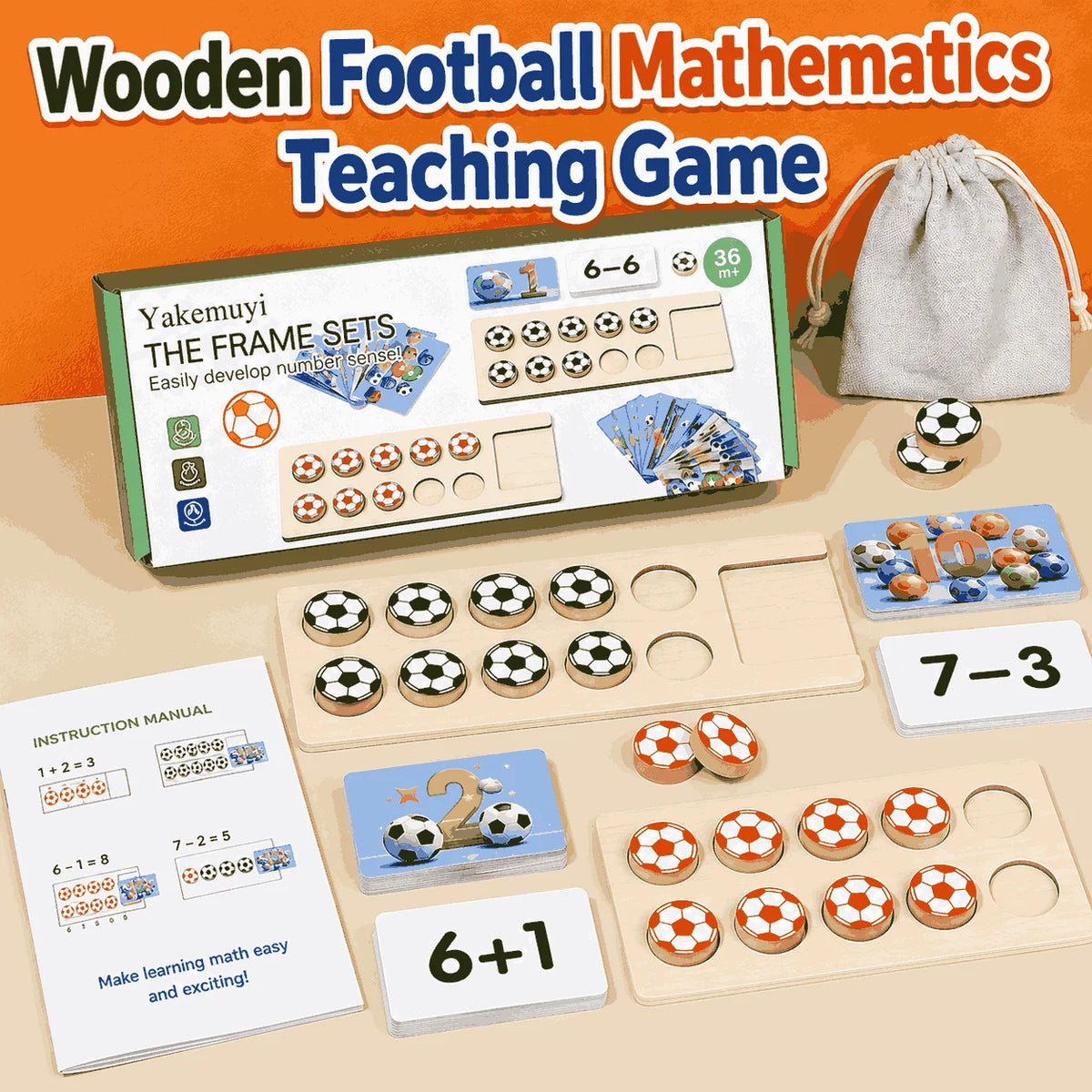 3 in 1 Wooden Learning Brain Games Bundle (2025-42/2025-43/2025-17)