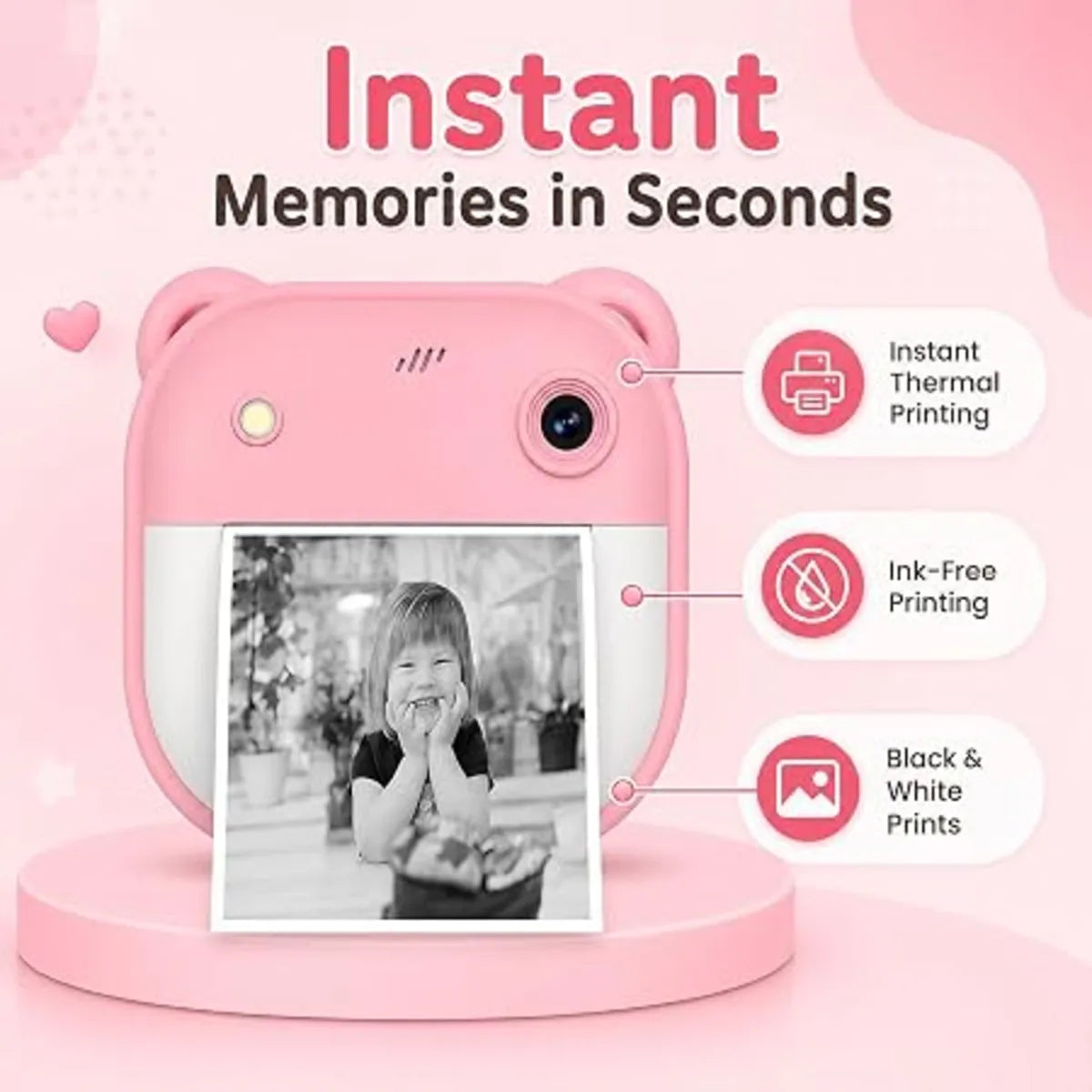 Children's Mini Pocket Instant Camera Printer – Model 2