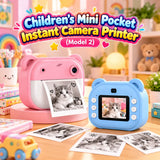 Children's Mini Pocket Instant Camera Printer – Model 2