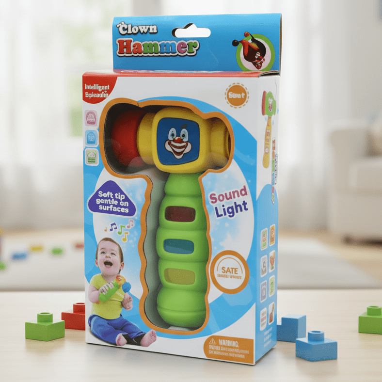 Clown Hammer Light Up Toy Game (384)