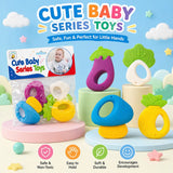 Colorful 4 Piece Set of Baby Teethers (YS466-5)