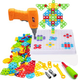 Creative Drilling Toy Set With Screwdriver Tool Playset (144 pcs | 9912A83)