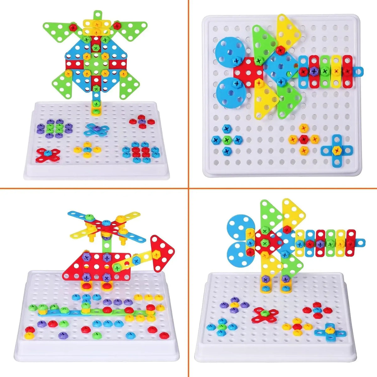 Creative Drilling Toy Set With Screwdriver Tool Playset (144 pcs | 9912A83)