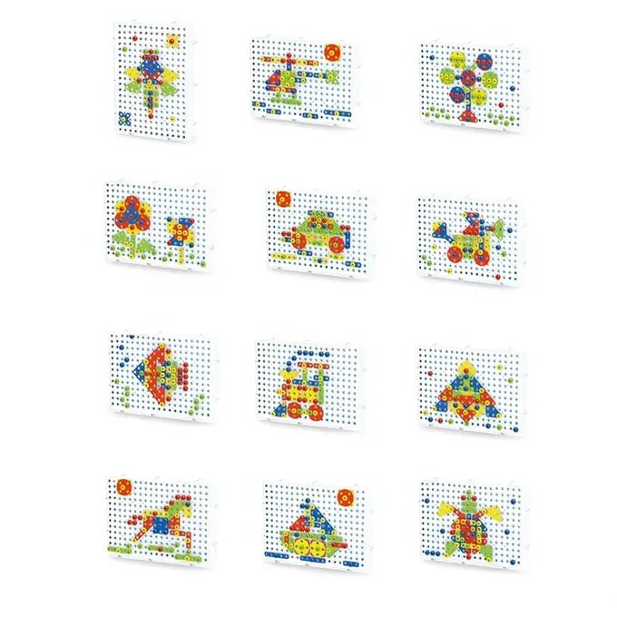 Creative Drilling Toy Set With Screwdriver Tool Playset (144 pcs | 9912A83)