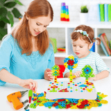 Creative Drilling Toy Set With Screwdriver Tool Playset (144 pcs | 9912A83)