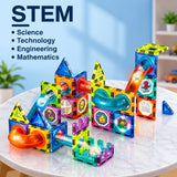 Lighting Castle Magnetic Building Blocks for Kids (E134)
