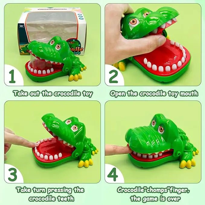 Crocodile Teeth Toys Game for Kids, Crocodile Biting Finger Dentist Games - Toynix