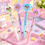 Cute Cat Glitter Ballpoint Pen For Kids (1005)