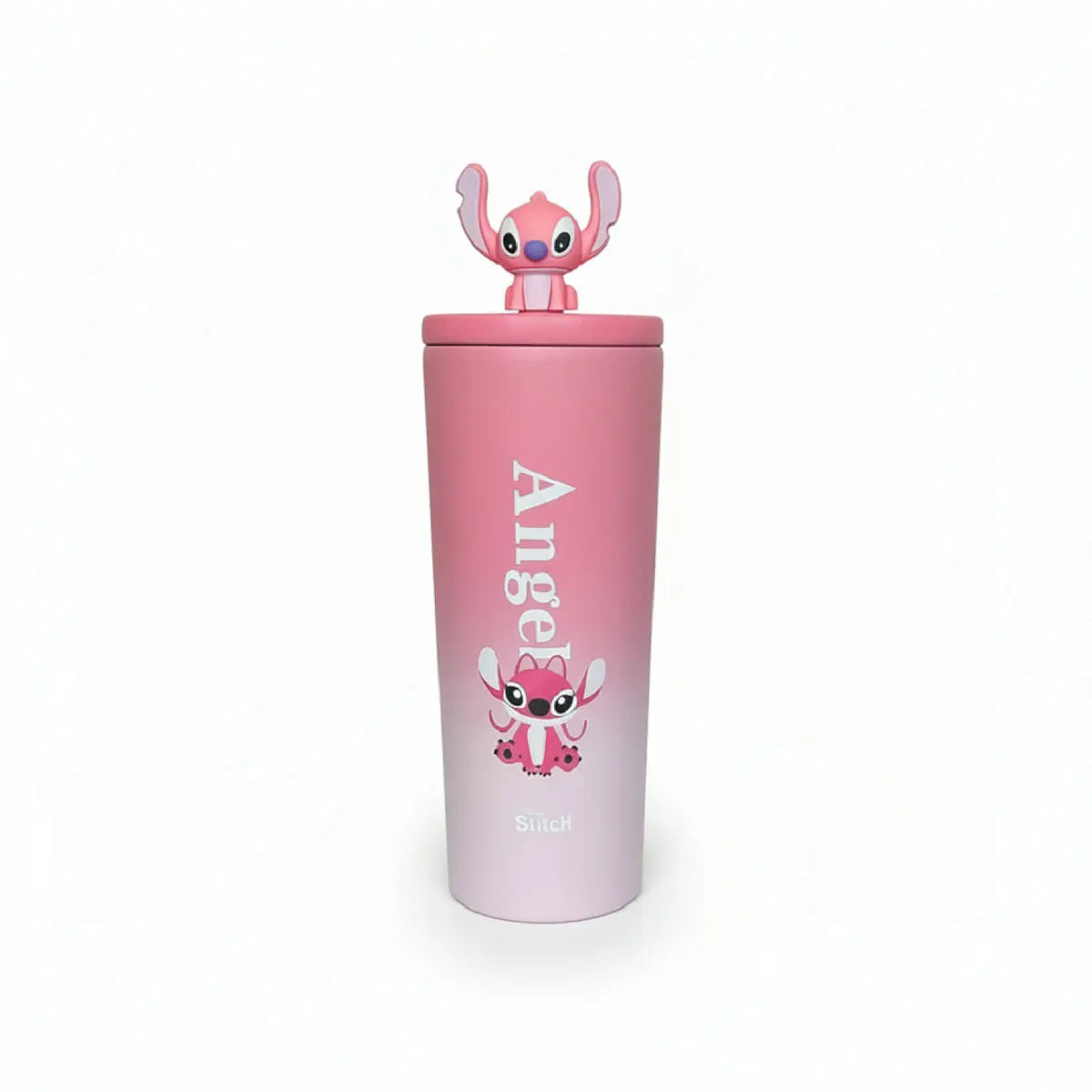Cute character tumbler bottles for kids in colorful designs with straws