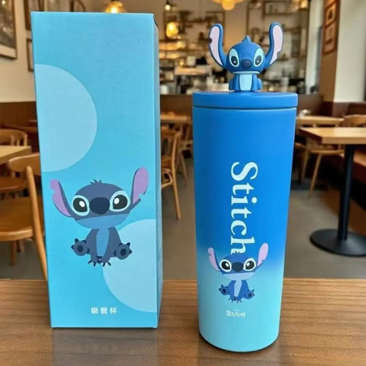 Cute character tumbler bottles for kids in colorful designs with straws