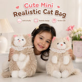 Cute Mini Realistic Cat Bag For Kids (Random Color)
