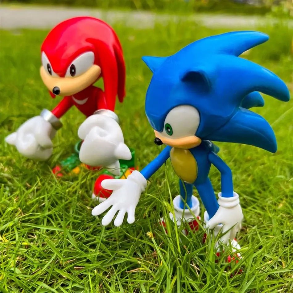 Cute Sonic The Hedgehog PVC Character Toy Figure and Models