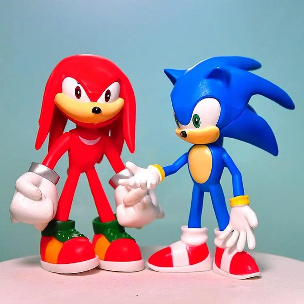 Cute Sonic The Hedgehog PVC Character Toy Figure and Models