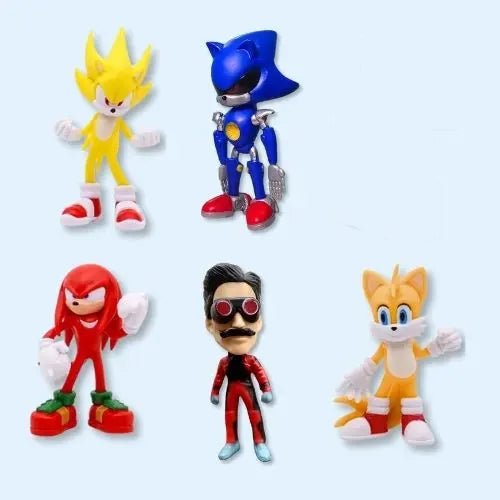 Cute Sonic The Hedgehog PVC Character Toy Figure and Models