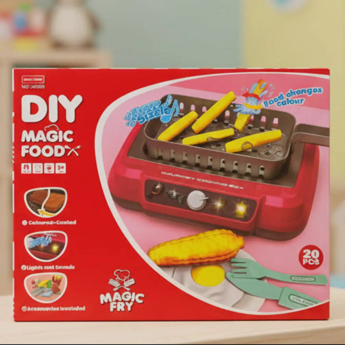 DIY Pretend Play Cooking Food Kitchen Toy Set for Kids (2A550)
