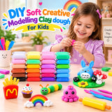 DIY Soft Creative Modelling Clay dough For Kids (Imported)