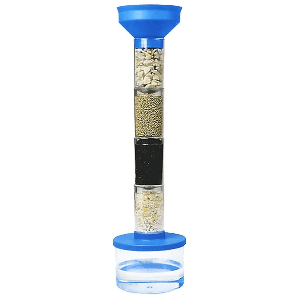 DIY Water Purification Science Kit and Water Filtration Experiment for Kids