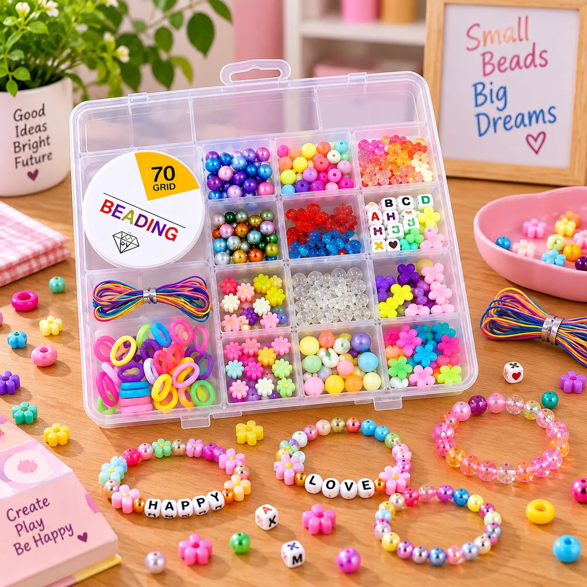 DIY Jewellery Making Beads Kit for Kids (H6-17)