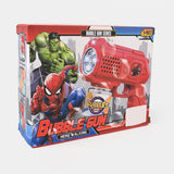 Super Hero Avengers Electric Bubble Gun for Kids (Random Color | 101A)