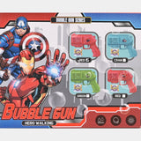 Super Hero Avengers Electric Bubble Gun for Kids (Random Color | 101A)