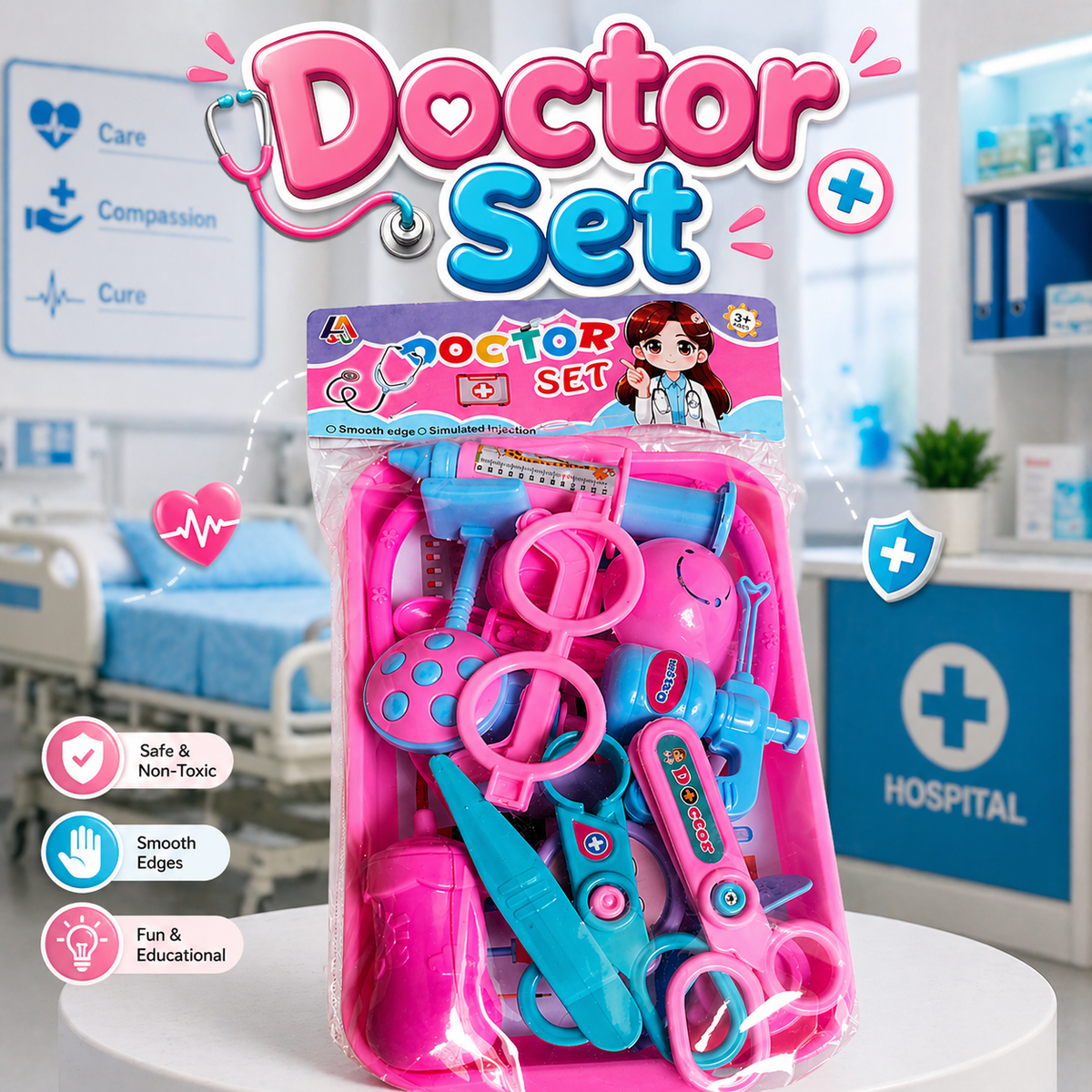 Doctor Play Toy Set For Kids (509AB)