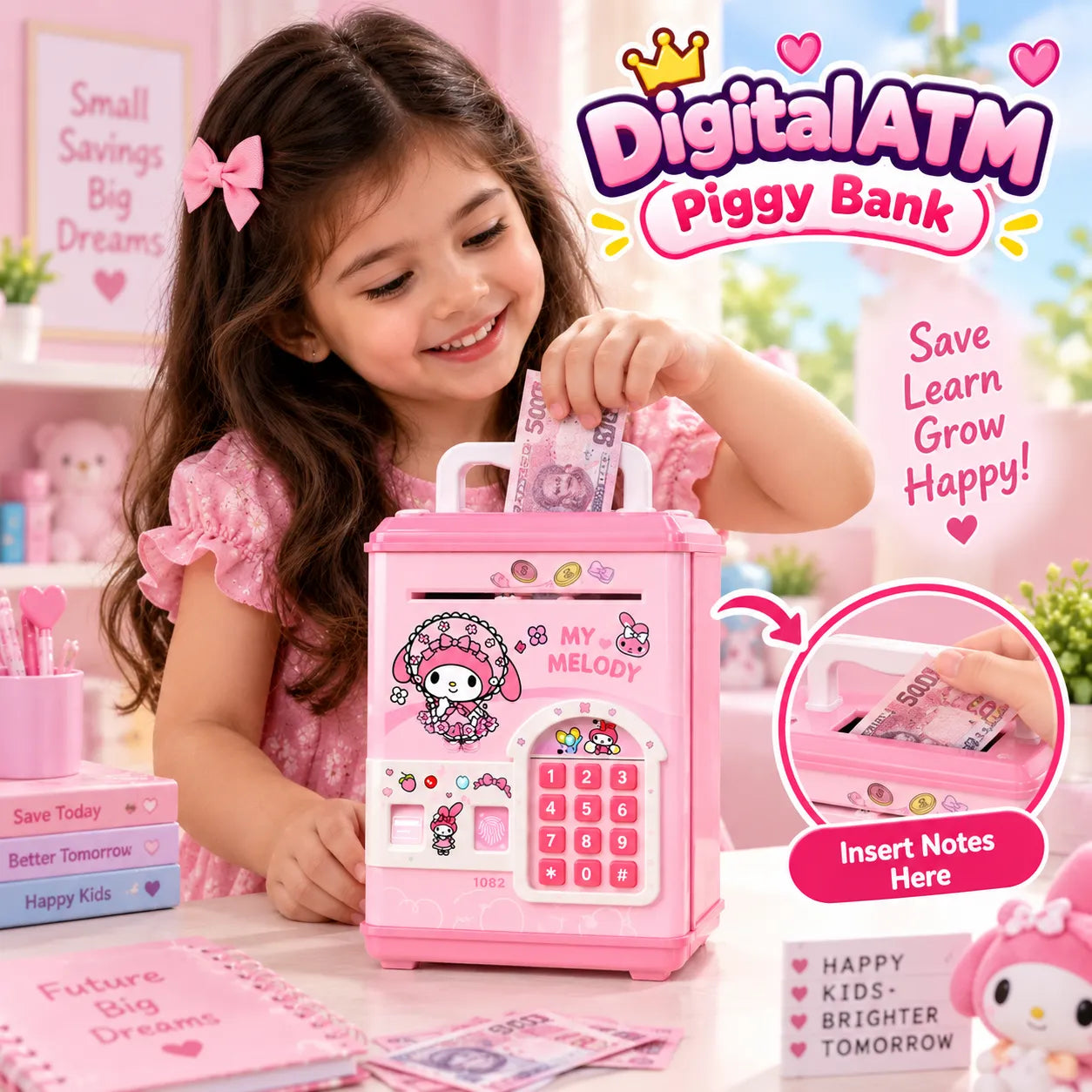 Digital ATM Piggy Bank For Kids-Toynix