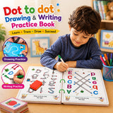 Stroke Line: Dot to dot Drawing & Writing Practice Book 64 Pages (555-2)