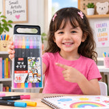 Twin Double Headed Water Color Markers 18 Pcs Set (605-18)