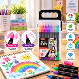 Twin Double Headed Water Color Markers 18 Pcs Set (605-18)