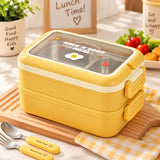 Double Layer Stainless Steel Kids Lunch Box (029-9)