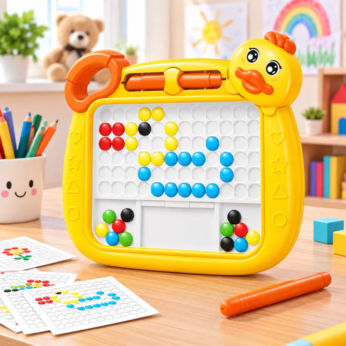 Duck Magnetic Bead Drawing Board for Kids (2337)