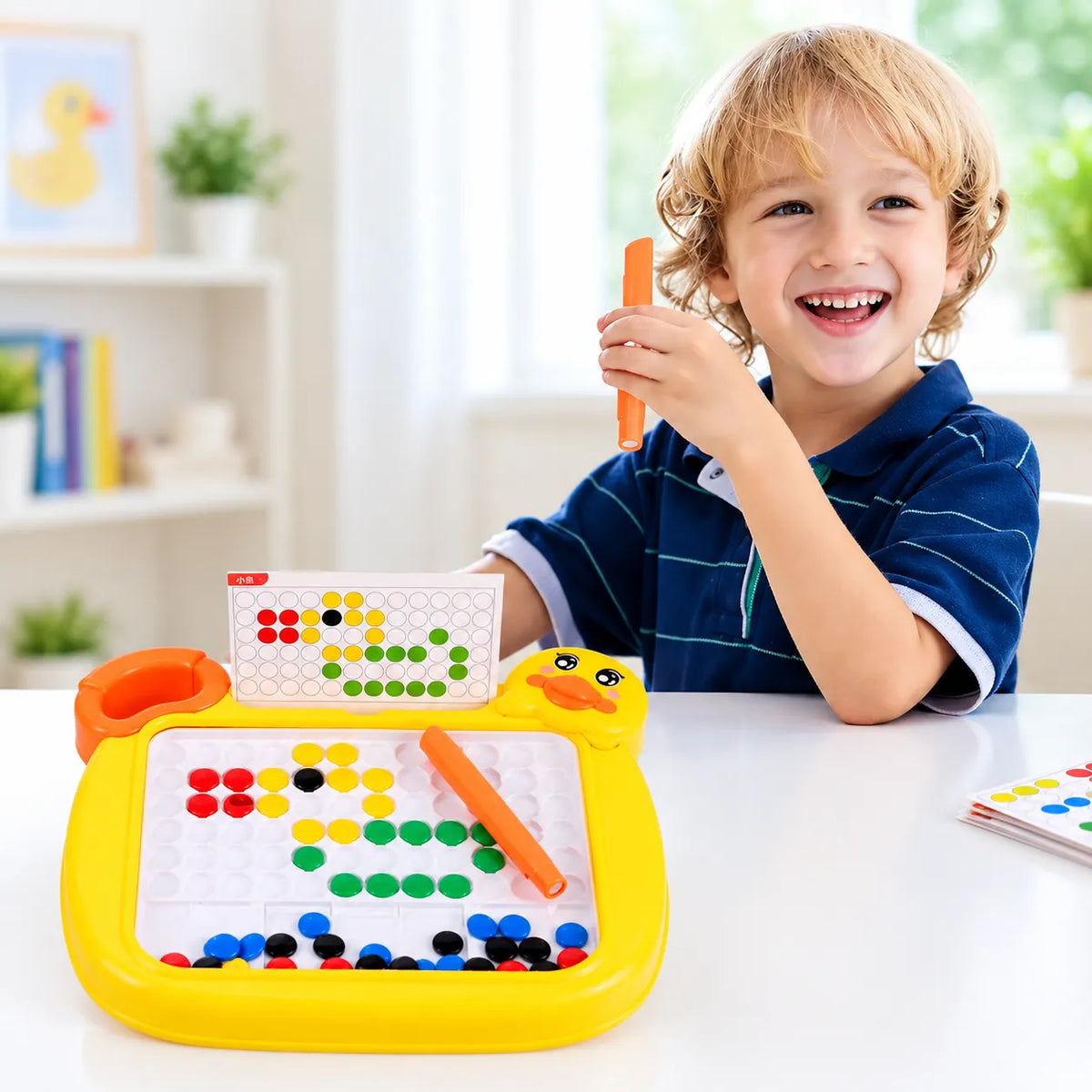 Duck Magnetic Bead Drawing Board for Kids (2337)