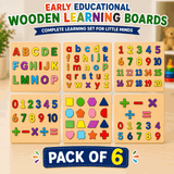 Early Educational Wooden Colorful 3D Learning Board (XY-5624)