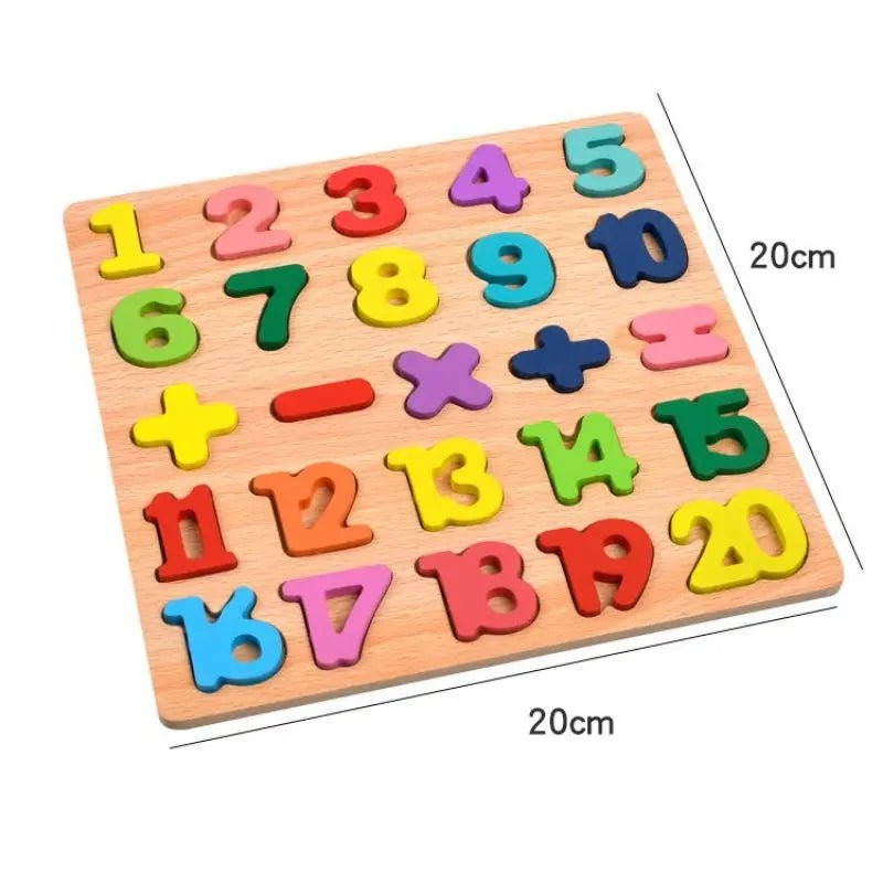 Early Educational Wooden Colorful 3D Learning Board (XY-5624)