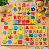 Early Educational Wooden Colorful 3D Learning Board (XY-5624)
