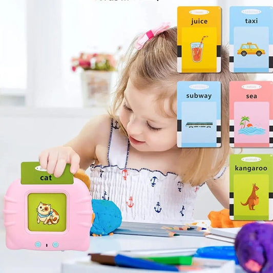 Education English Talking Flash Cards Learning Machine With Sound For Kids - Toynix
