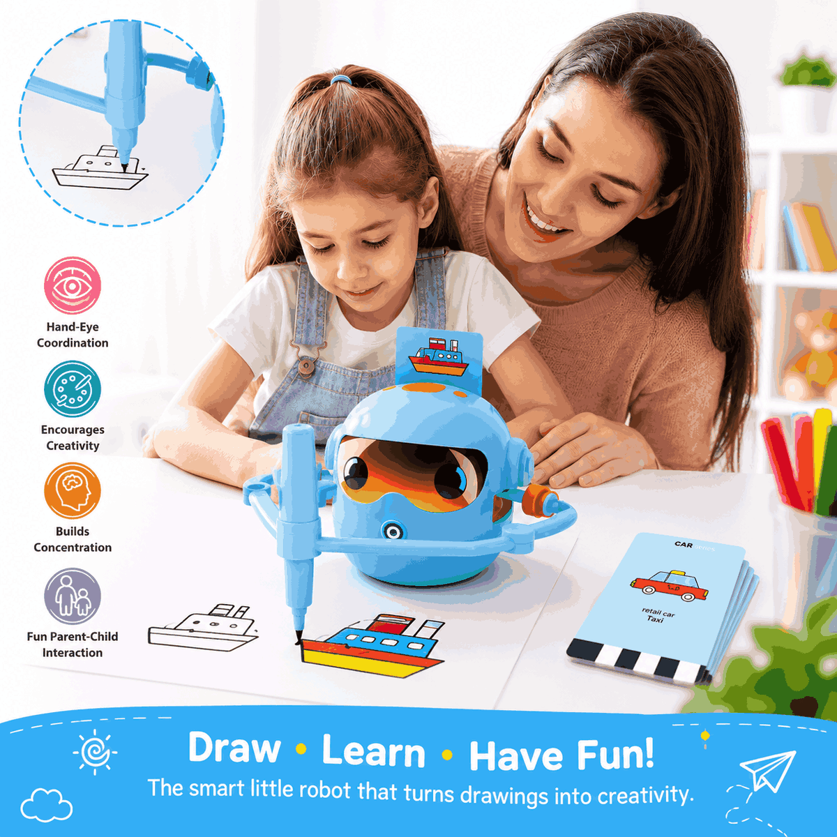 Educational Drawing Robot Toy (JQR-02)