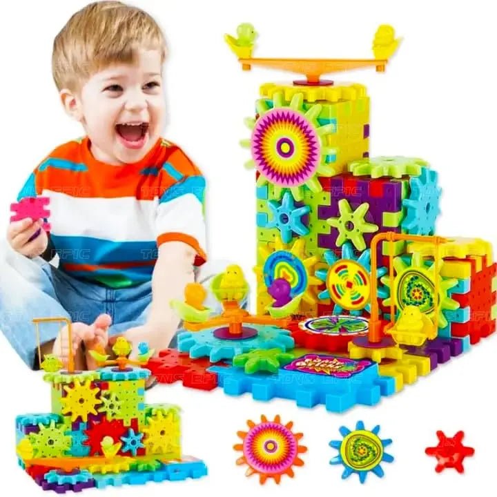 Electric Building Block Gear Toy (6021)