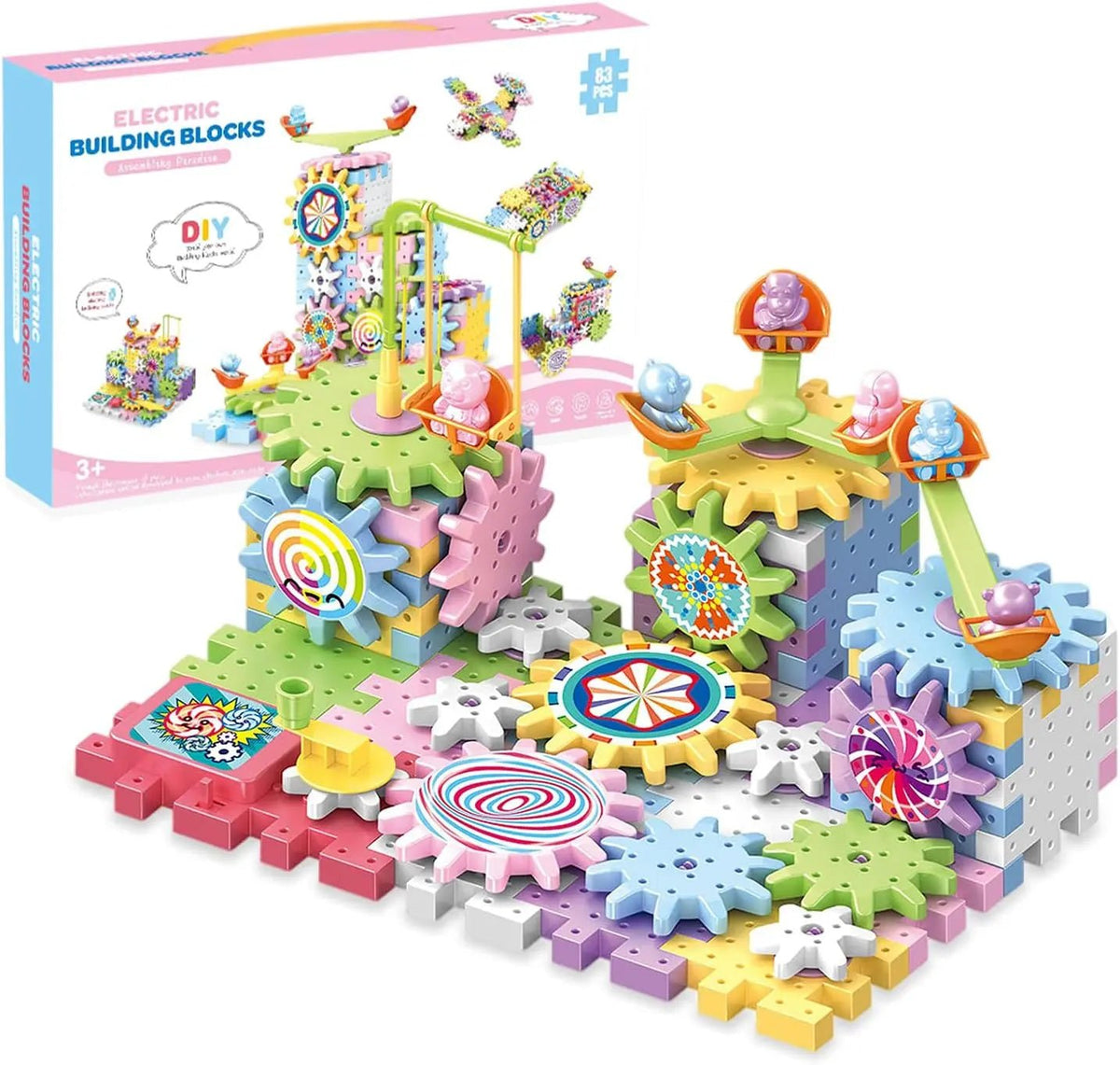 Electric Building Block Gear Toy (83pcs | 6021)