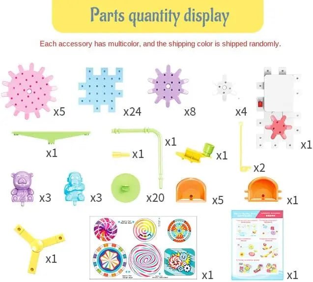 Electric Building Block Gear Toy (83pcs | 6021)