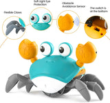 Electric Crawling Crab Toy With Lights & Music for Kids (QC-1Y)