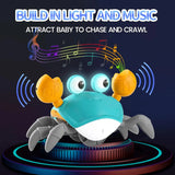 Electric Crawling Crab Toy With Lights & Music for Kids (QC-1Y)