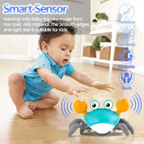 Electric Crawling Crab Toy With Lights & Music for Kids (QC-1Y)