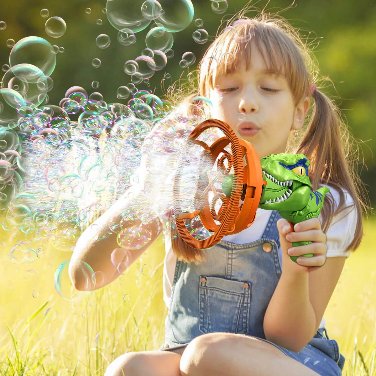 Electric Dino Bubble Maker Gun toy for Kids (HO15)