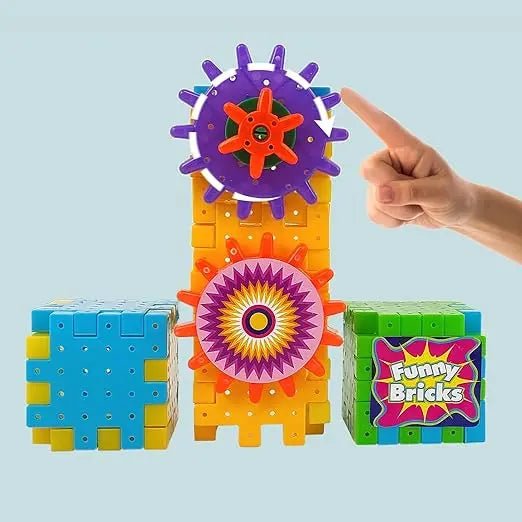 53 Pcs Electric Gear Building Block Toy for Kids (2808)