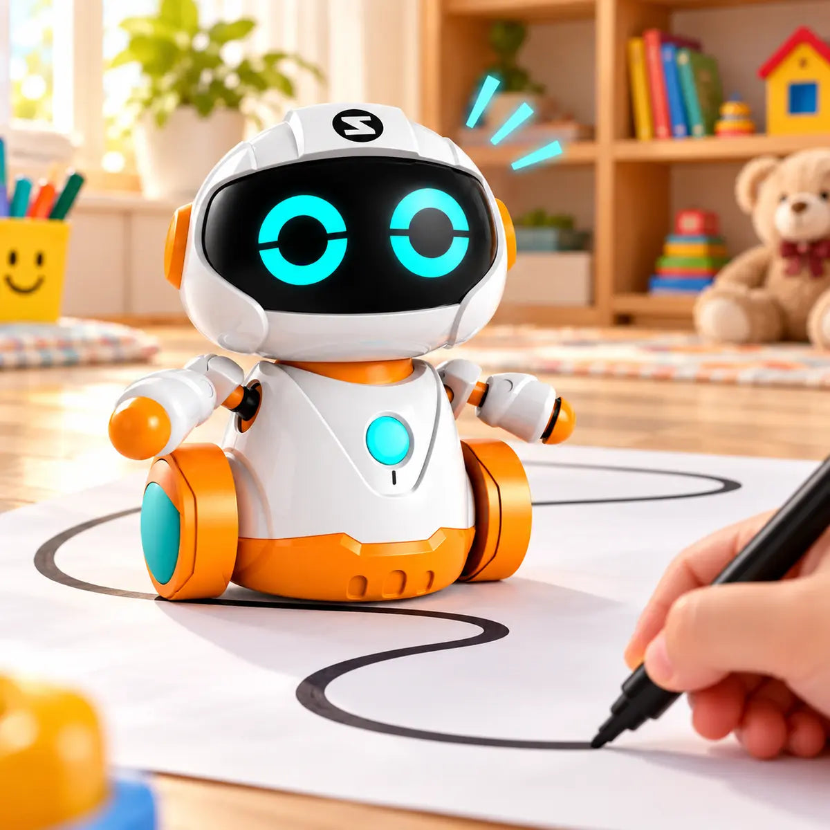 Electronic Line Following Robot Toy (620-1)