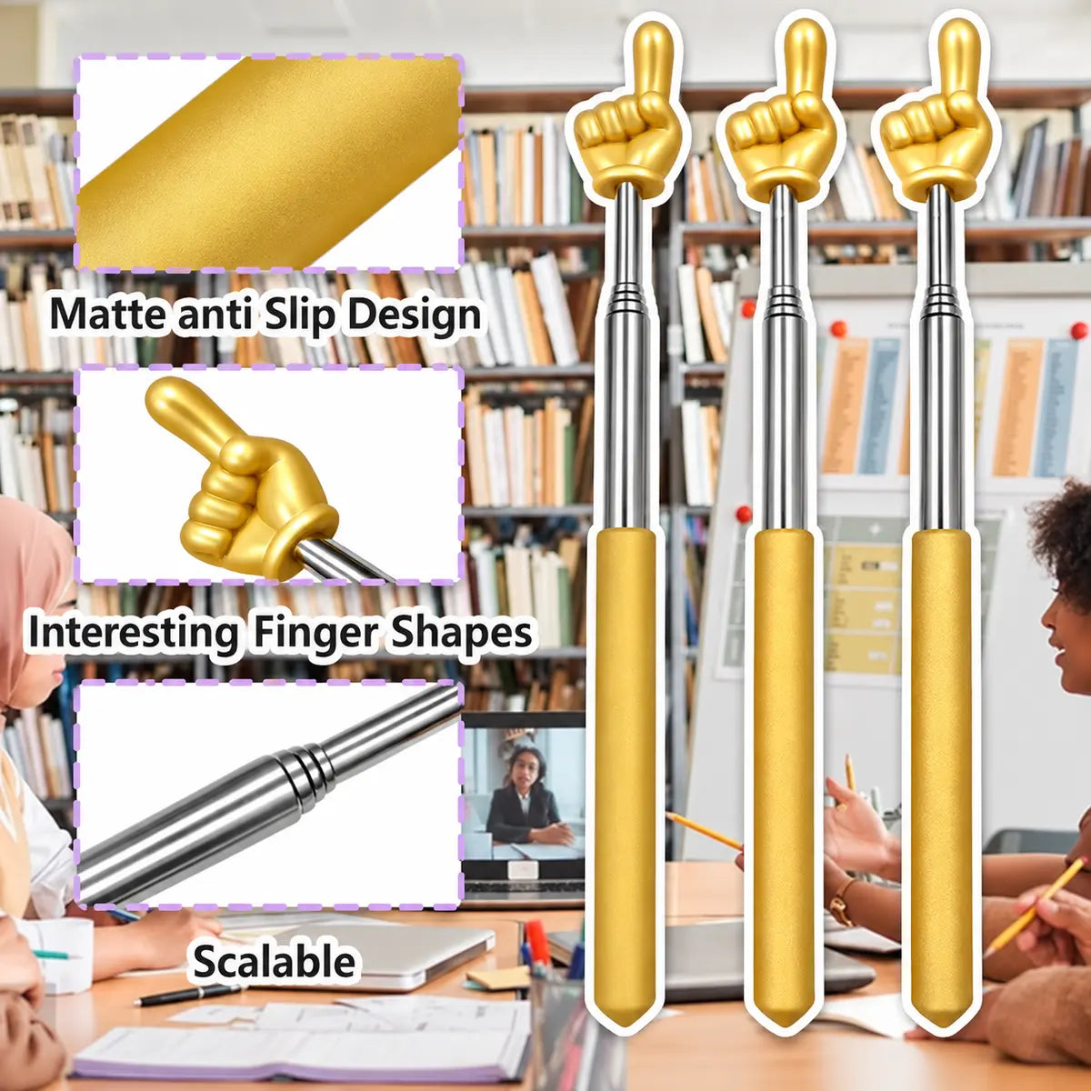 Finger Hand Reading Pointer Stick (FS)