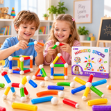 Flexible Magnetic Tube Building Blocks (36pcs)