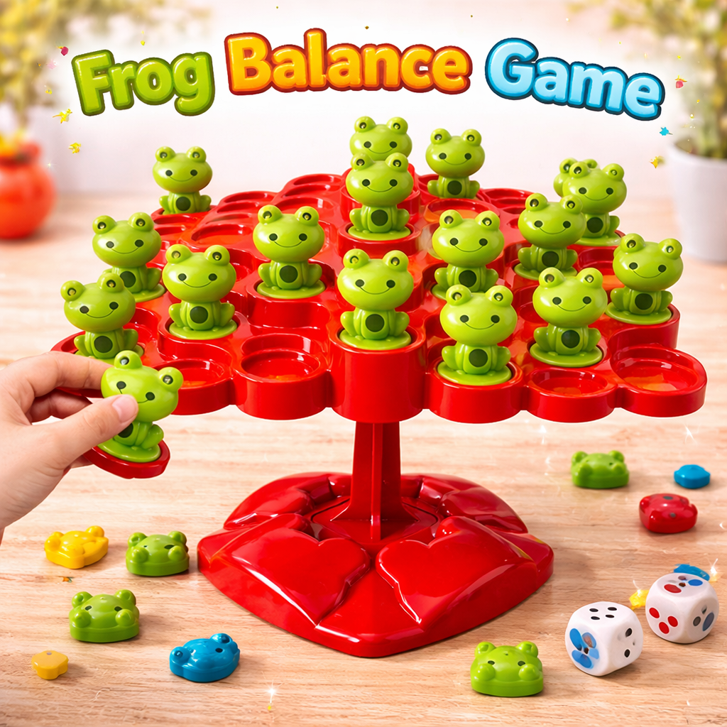 Fun Frog Balance Tree Balancing Board Game - Toynix