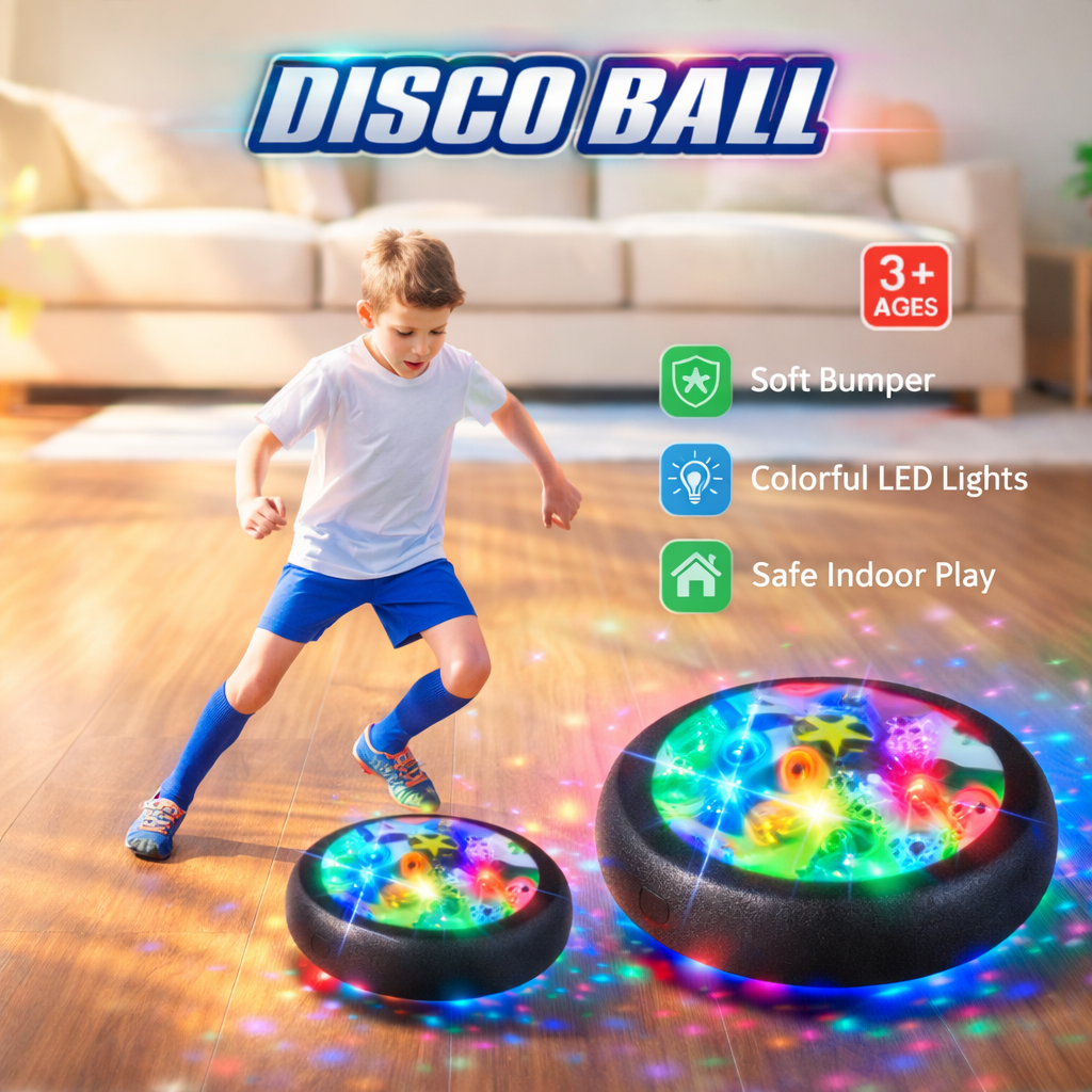Smooth Indoor Play Hover Ball Toy For Kids (111-1) (RANDOM DESIGNS)